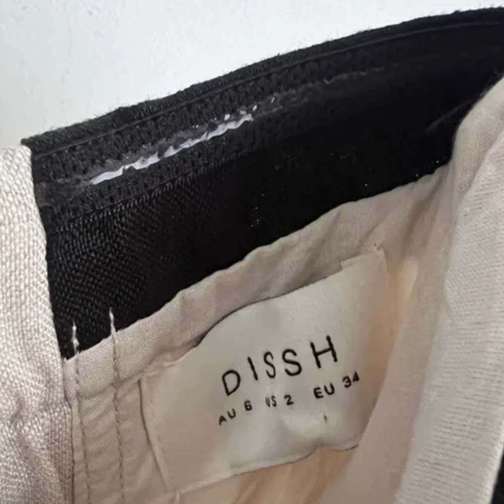 DISSH Luxury Linen Long Strapless Maxi Dress - Picture 14 of 15